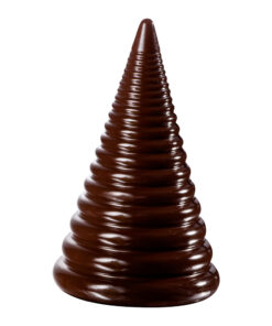 Plastiko forma šokoladui "Banguota eglutė"